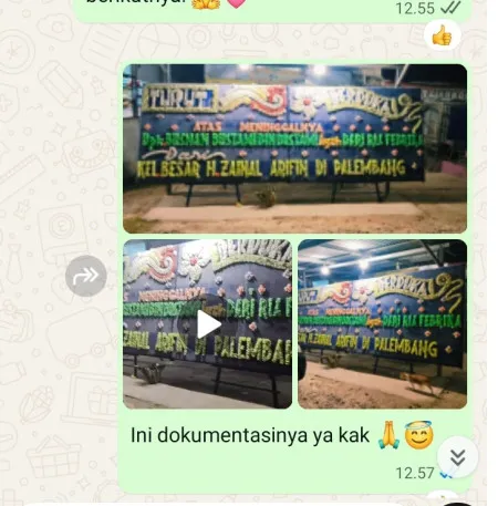 Pengiriman Papan Bunga Duka Emerald Bintaro