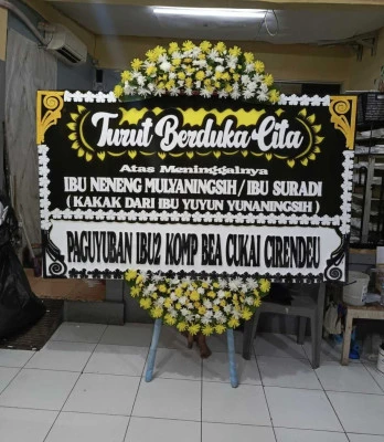 Papan Bunga di Emerald Bintaro